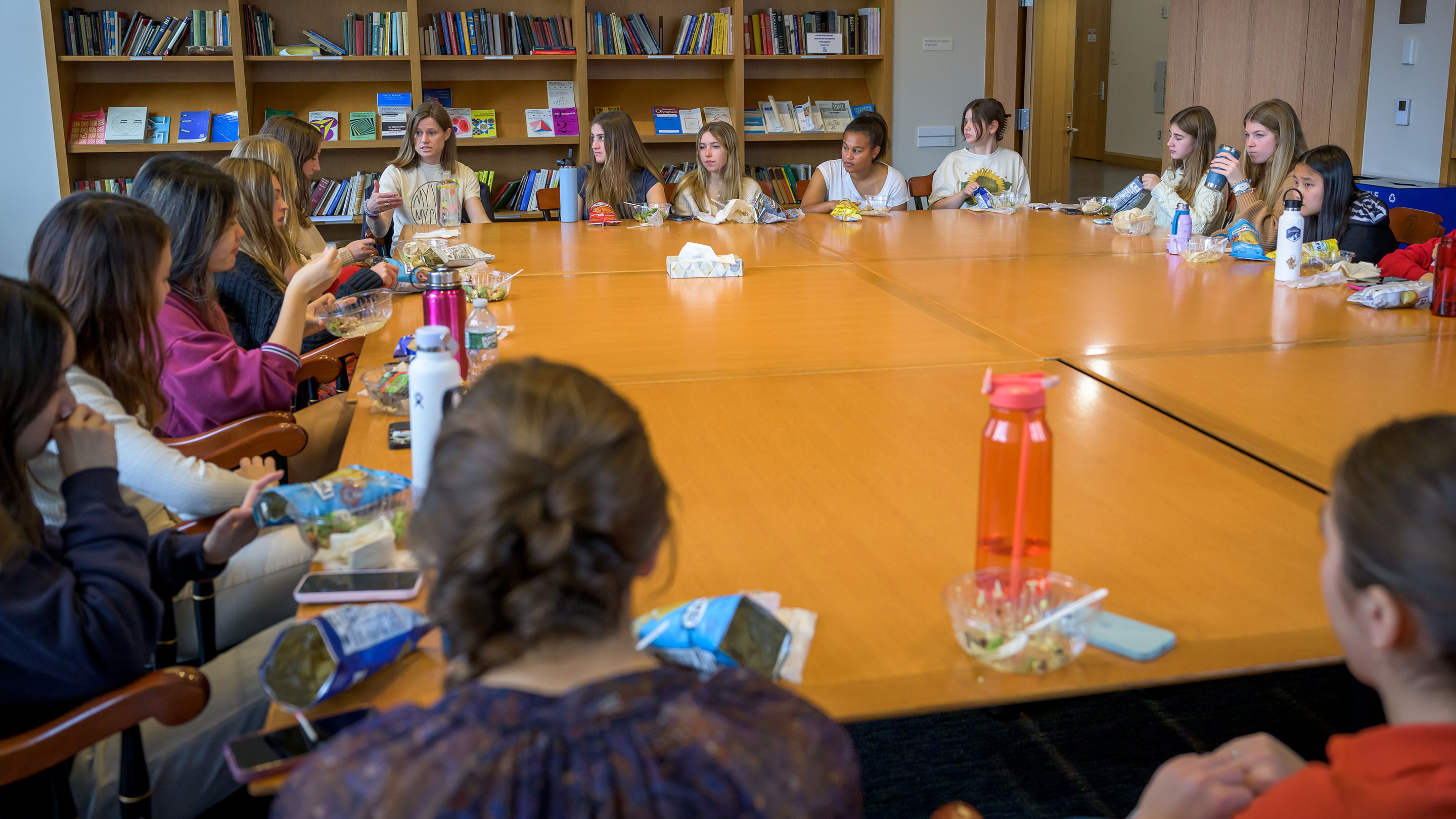 GAINS club meeting with Maggie Smith ’98